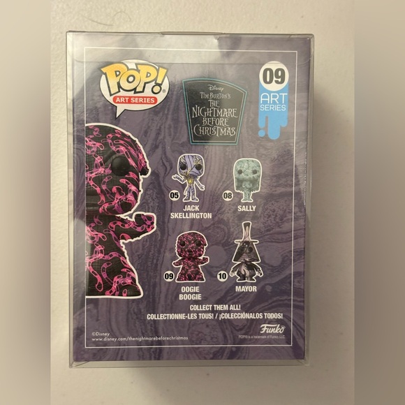 Funko Pop! Art Series #09 Oogie Boogie Nightmare Before Christmas Sealed - Picture 3 of 5